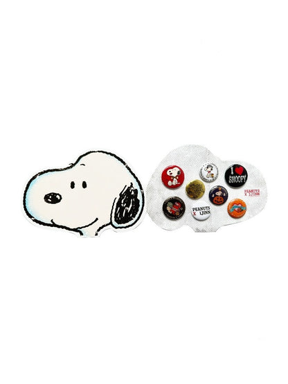 1JINN STUDIO × Snoopy Co-Branded Retro Tattoo Badge Set【s0000017814】