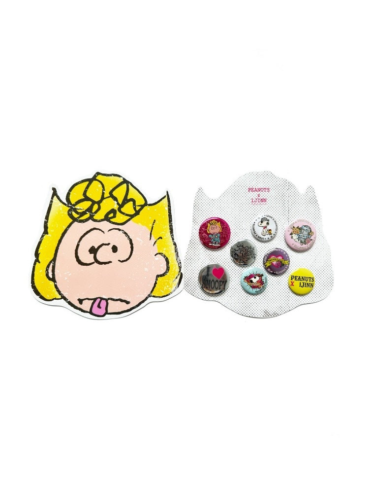 1JINN STUDIO × Snoopy Co-Branded Retro Tattoo Badge Set【s0000017814】