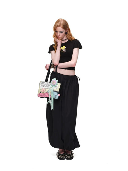 Lightweight Airy Summer Solid Color Balloon Pants【s0000017815】