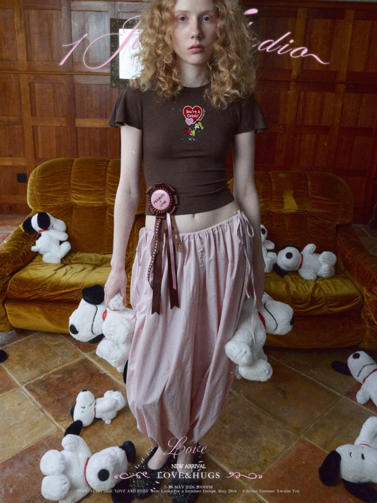 Lightweight Airy Summer Solid Color Balloon Pants【s0000017815】