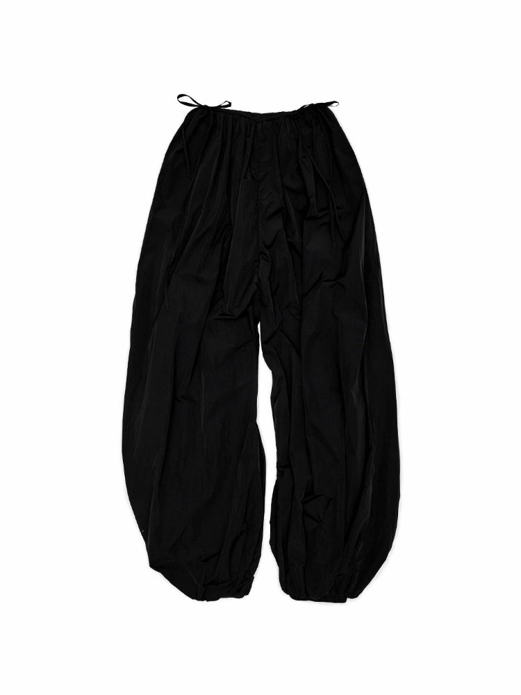 Lightweight Airy Summer Solid Color Balloon Pants【s0000017815】