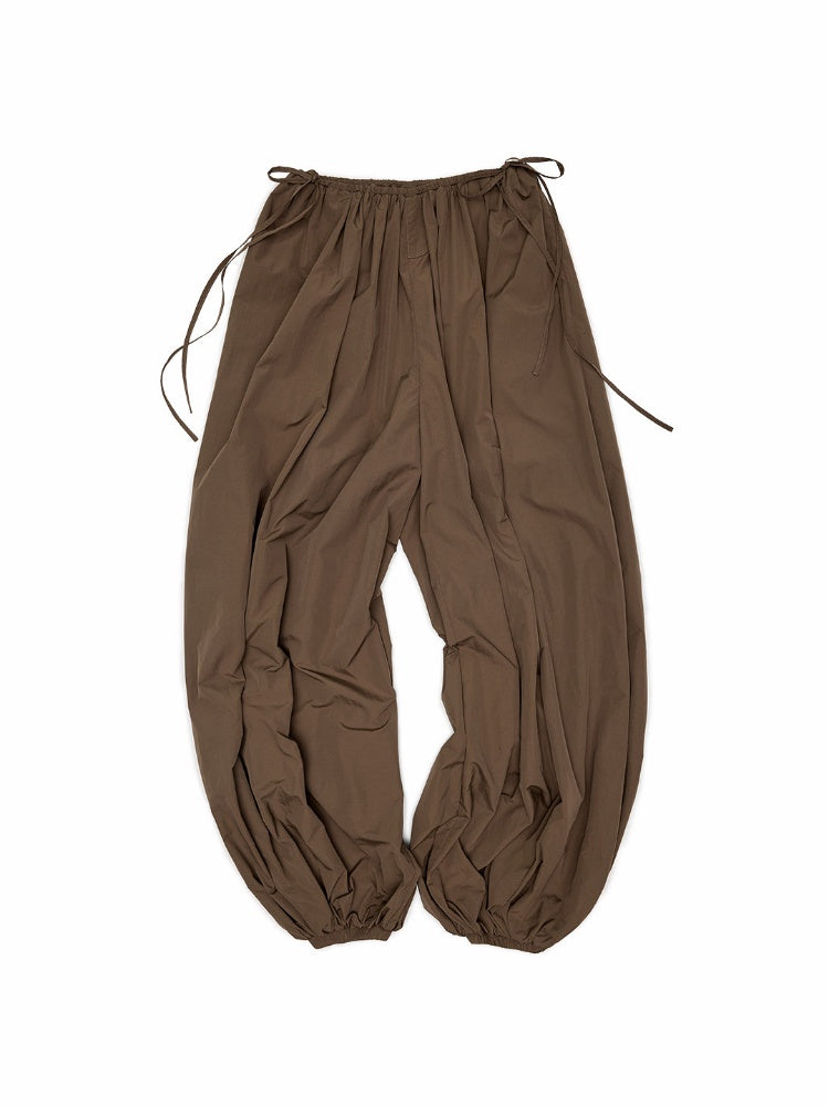 Lightweight Airy Summer Solid Color Balloon Pants【s0000017815】