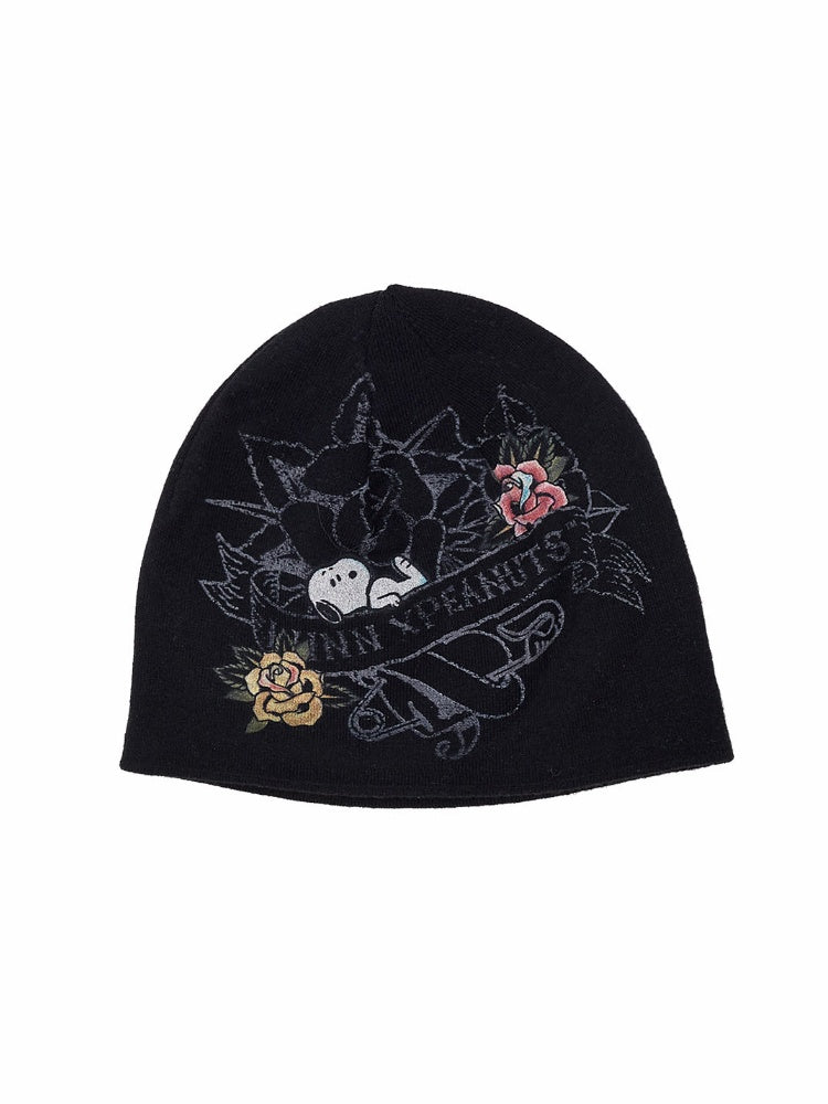 1JINN STUDIO×Snoopy Co-Branded Printed Pile Knit Hat【s0000017816】