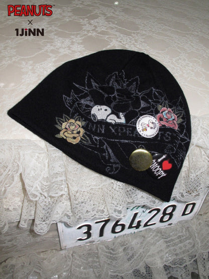 1JINN STUDIO×Snoopy Co-Branded Printed Pile Knit Hat【s0000017816】