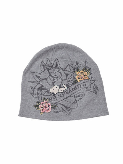 1JINN STUDIO×Snoopy Co-Branded Printed Pile Knit Hat【s0000017816】