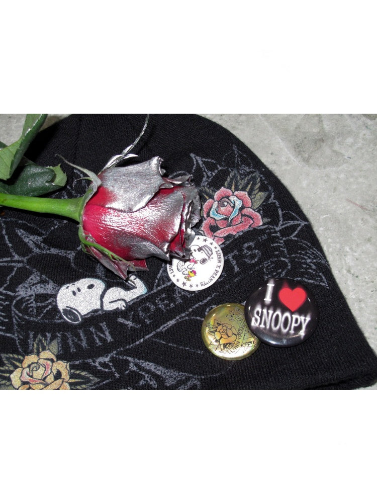 1JINN STUDIO×Snoopy Co-Branded Printed Pile Knit Hat【s0000017816】