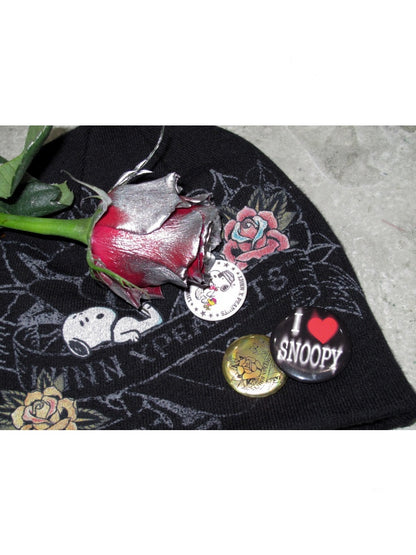 1JINN STUDIO×Snoopy Co-Branded Printed Pile Knit Hat【s0000017816】