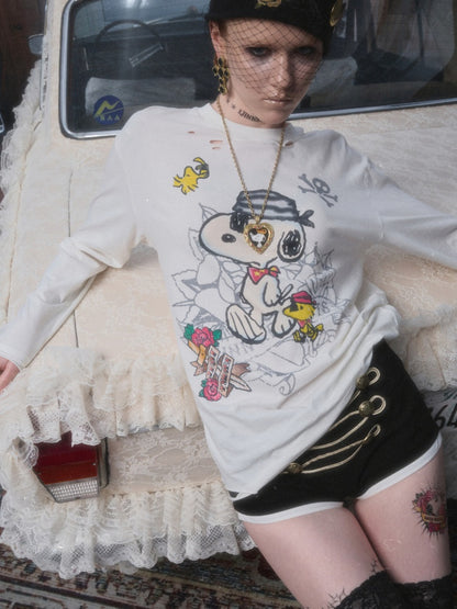 Napoleon Court Style Metallic Button Color-Blocked Low-Waist Suit Shorts【s0000017820】