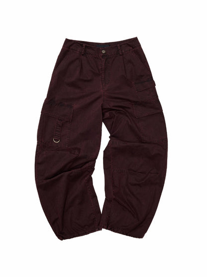 Heavy Works Washed Distressed Loose Multi-Pocket Work Pants【s0000017823】