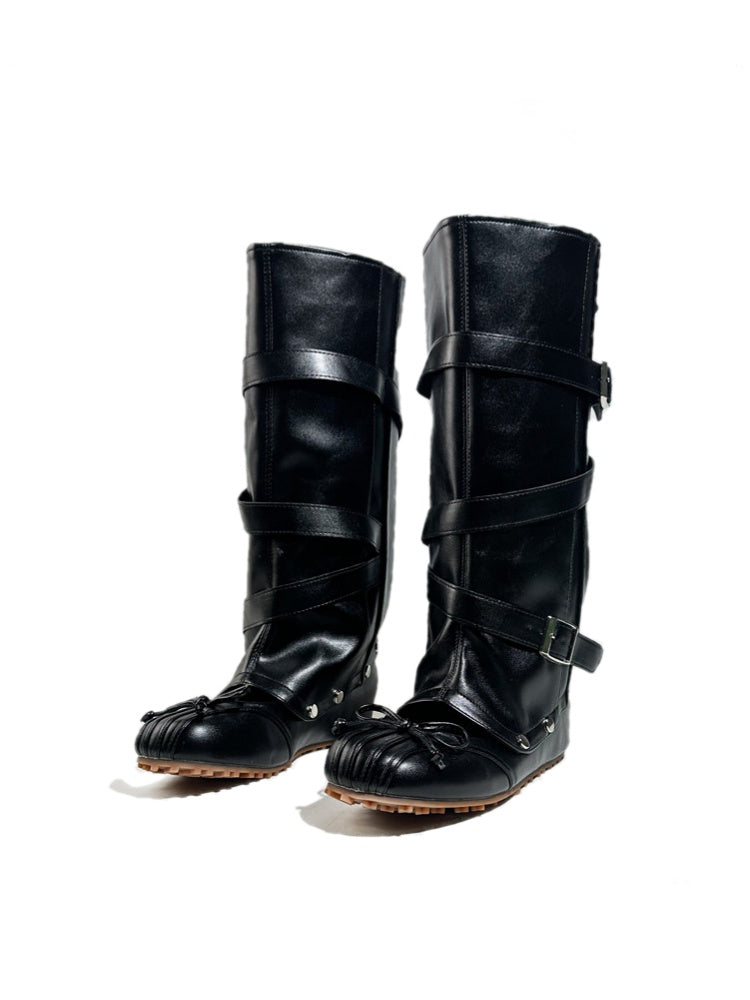 2way Detachable Punk-Style Knee-High Ballet Boots【s0000017955】