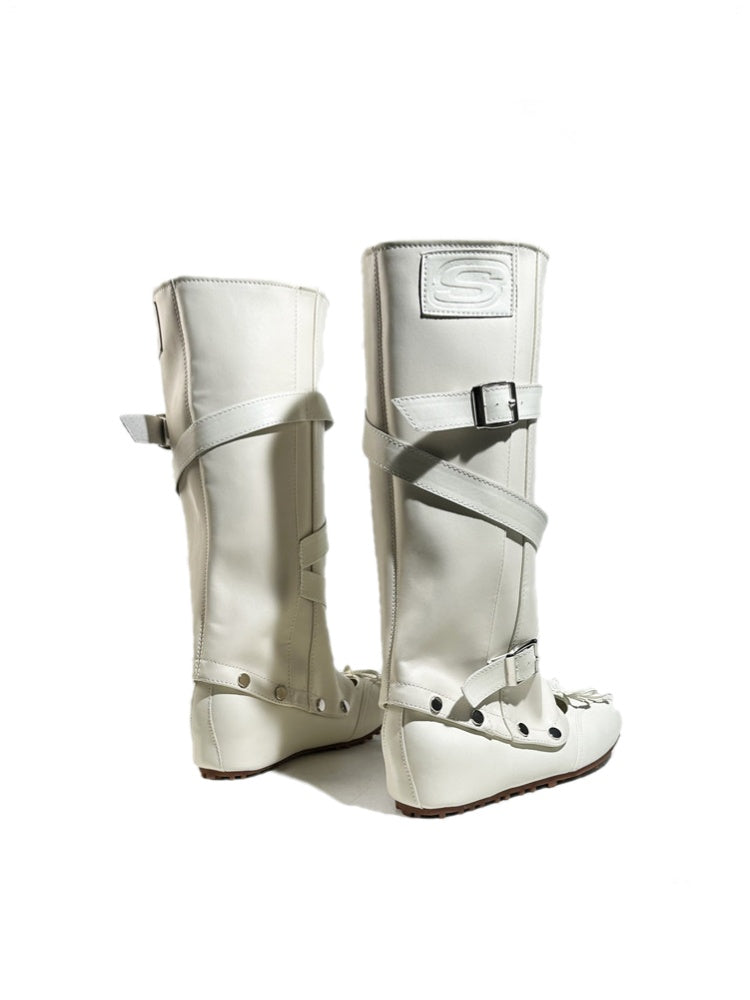 2way Detachable Punk-Style Knee-High Ballet Boots【s0000017955】