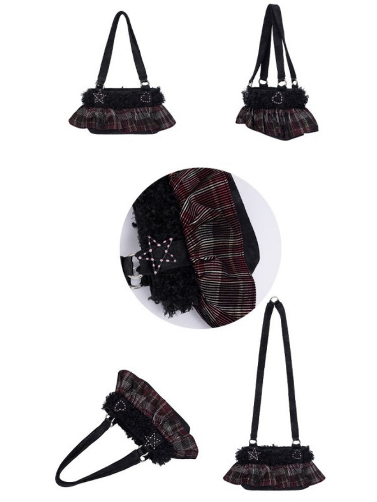 Original Ballet-Style Plaid Cake Dress Bag【s0000017961】