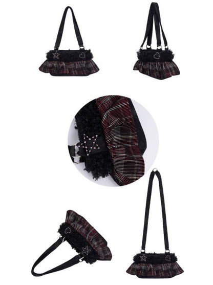 Original Ballet-Style Plaid Cake Dress Bag【s0000017961】