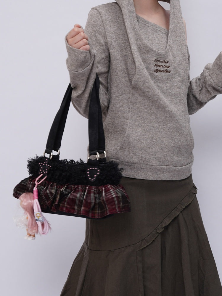 Original Ballet-Style Plaid Cake Dress Bag【s0000017961】