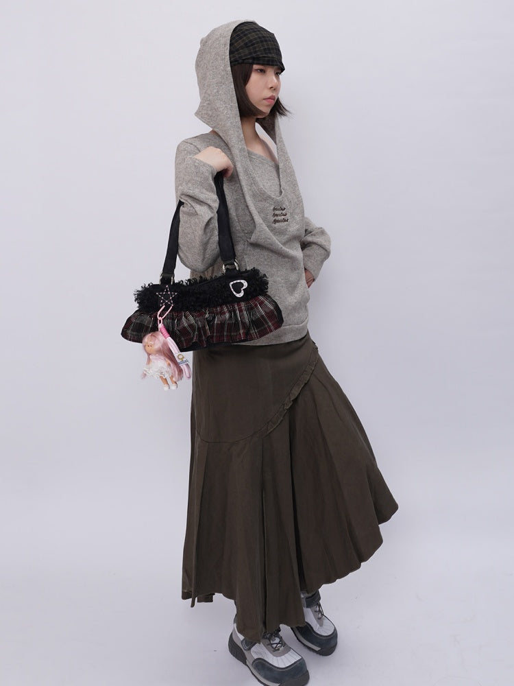 Original Ballet-Style Plaid Cake Dress Bag【s0000017961】