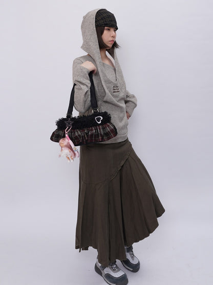 Original Ballet-Style Plaid Cake Dress Bag【s0000017961】