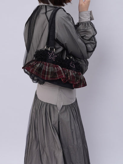 Original Ballet-Style Plaid Cake Dress Bag【s0000017961】