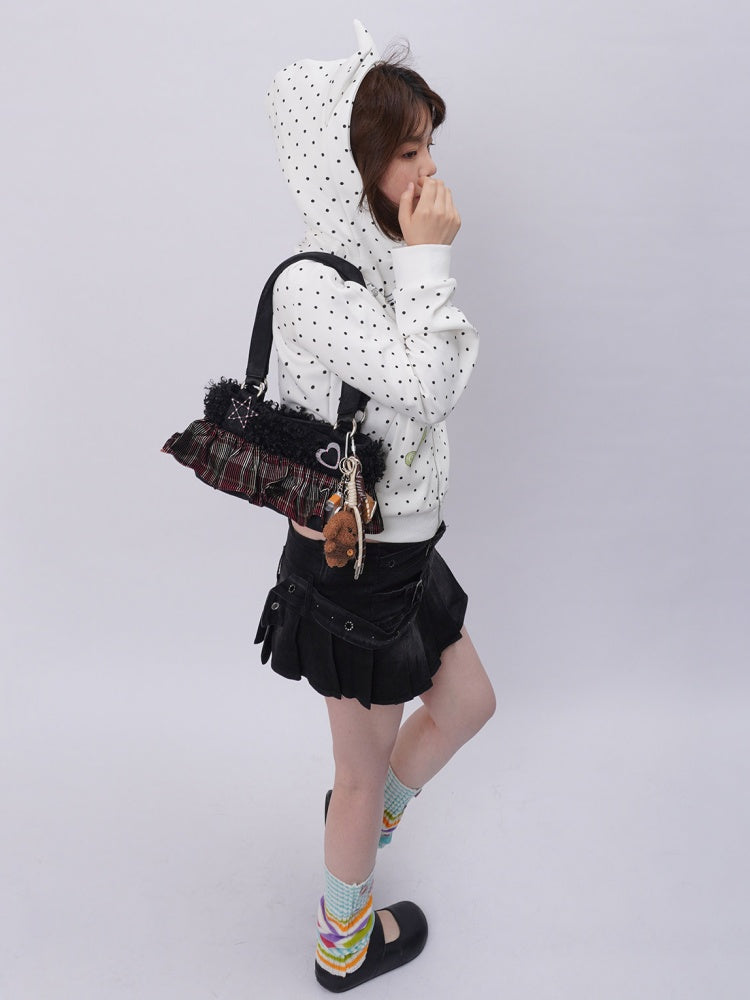 Original Ballet-Style Plaid Cake Dress Bag【s0000017961】
