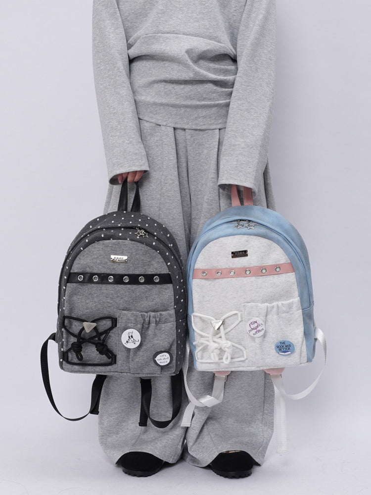 Original Backpack Class Patchwork Style Cute Schoolbag【s0000017963】