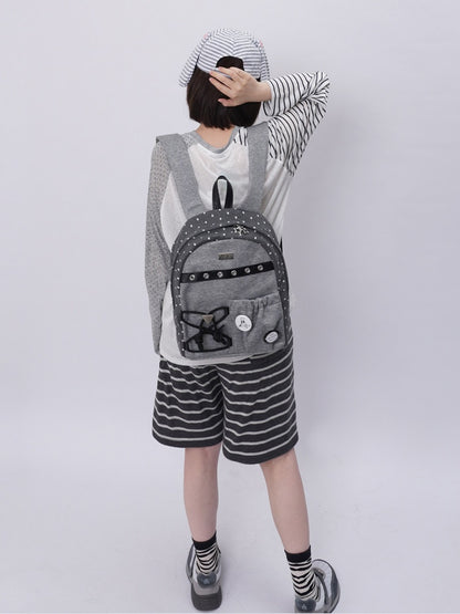 Original Backpack Class Patchwork Style Cute Schoolbag【s0000017963】
