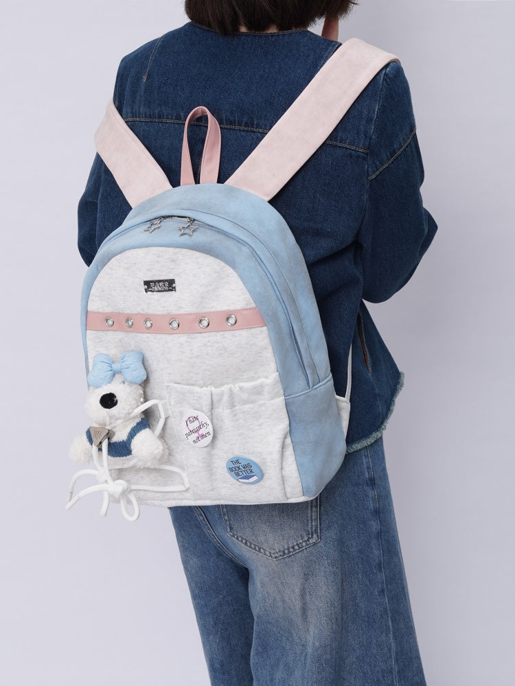 Original Backpack Class Patchwork Style Cute Schoolbag【s0000017963】