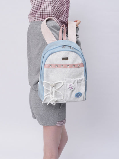 Original Backpack Class Patchwork Style Cute Schoolbag【s0000017963】