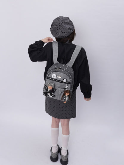 Original Backpack Class Patchwork Style Cute Schoolbag【s0000017963】