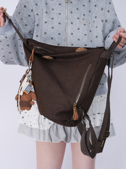 Vintage Canvas Large-Capacity Backpack【s0000017964】