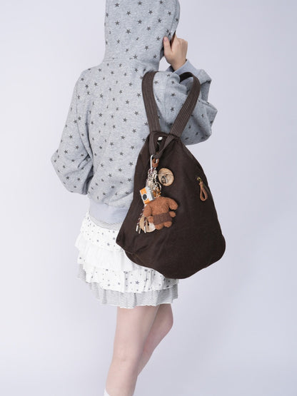 Vintage Canvas Large-Capacity Backpack【s0000017964】