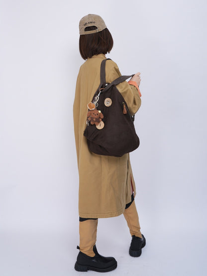 Vintage Canvas Large-Capacity Backpack【s0000017964】