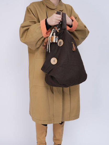 Vintage Canvas Large-Capacity Backpack【s0000017964】