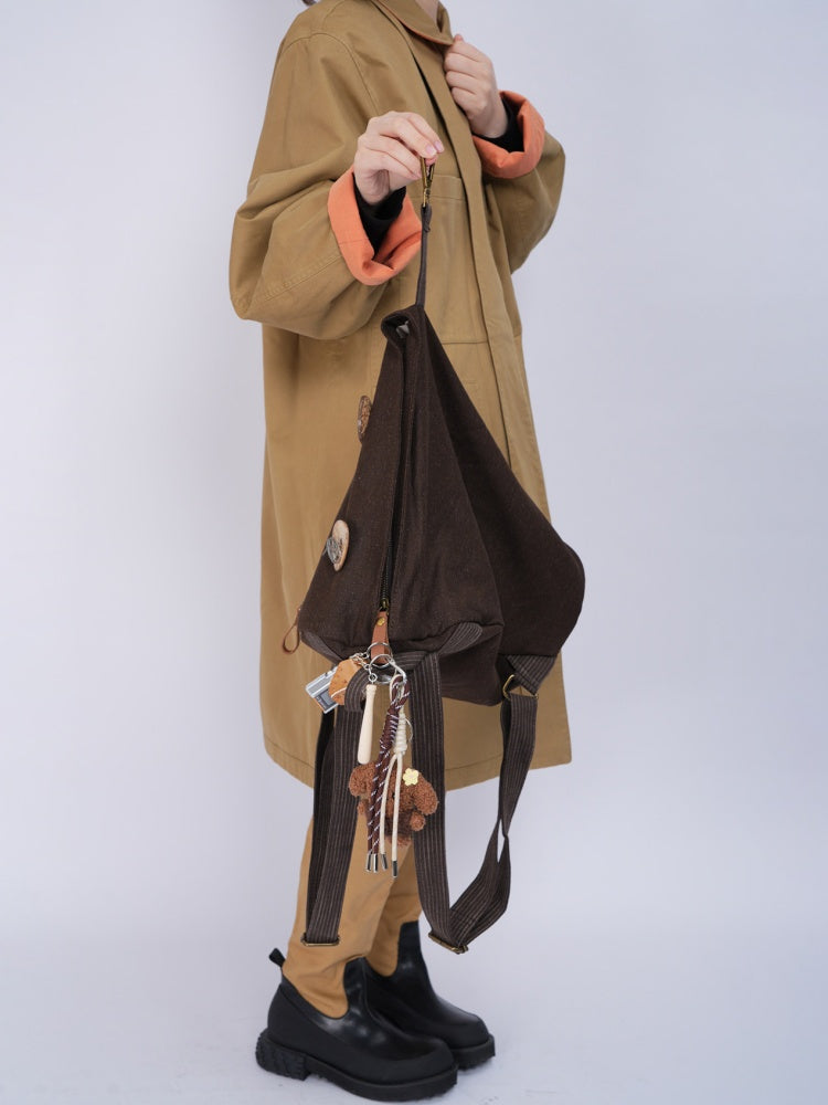 Vintage Canvas Large-Capacity Backpack【s0000017964】