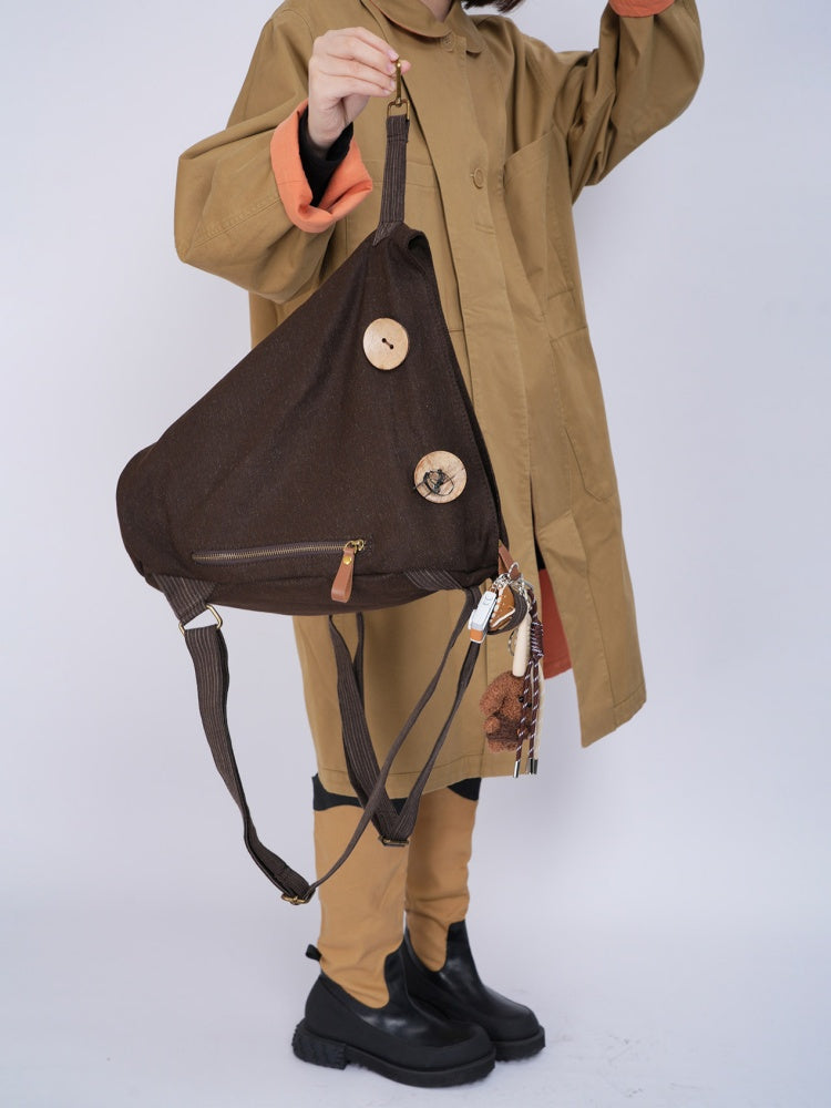 Vintage Canvas Large-Capacity Backpack【s0000017964】
