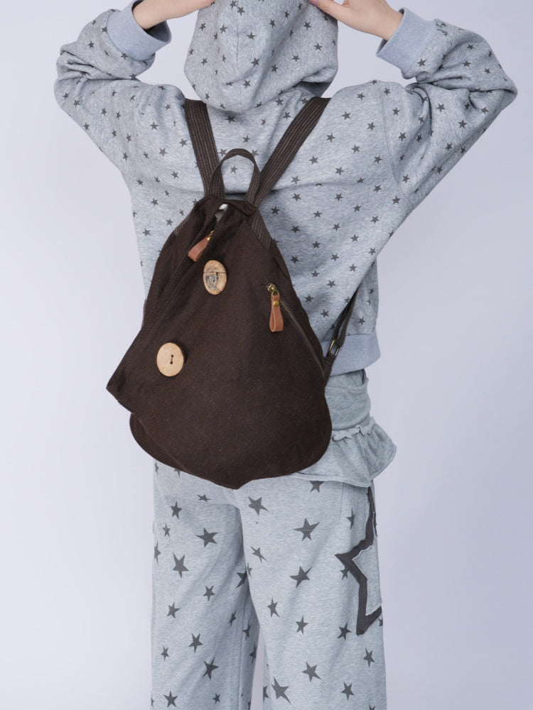 Vintage Canvas Large-Capacity Backpack【s0000017964】