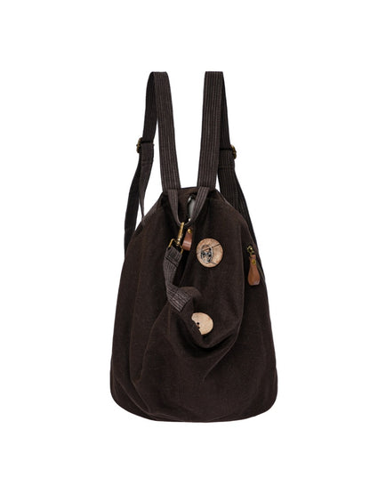 Vintage Canvas Large-Capacity Backpack【s0000017964】