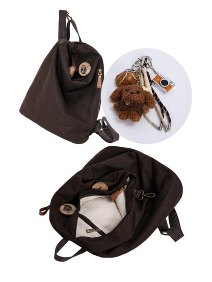 Vintage Canvas Large-Capacity Backpack【s0000017964】