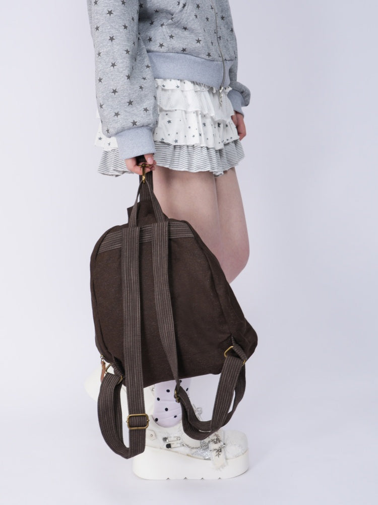 Vintage Canvas Large-Capacity Backpack【s0000017964】