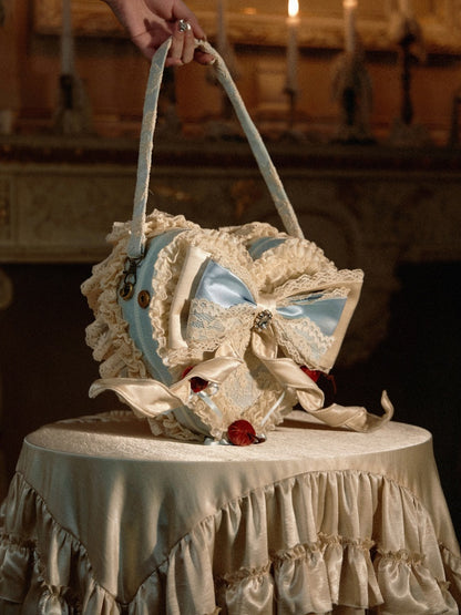 French Rococo Cherry Twin Heart Cake Handbag【s0000018010】