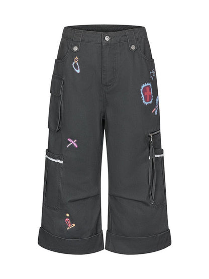 Micro Pull Workwear Cropped Pants【s0000018021】