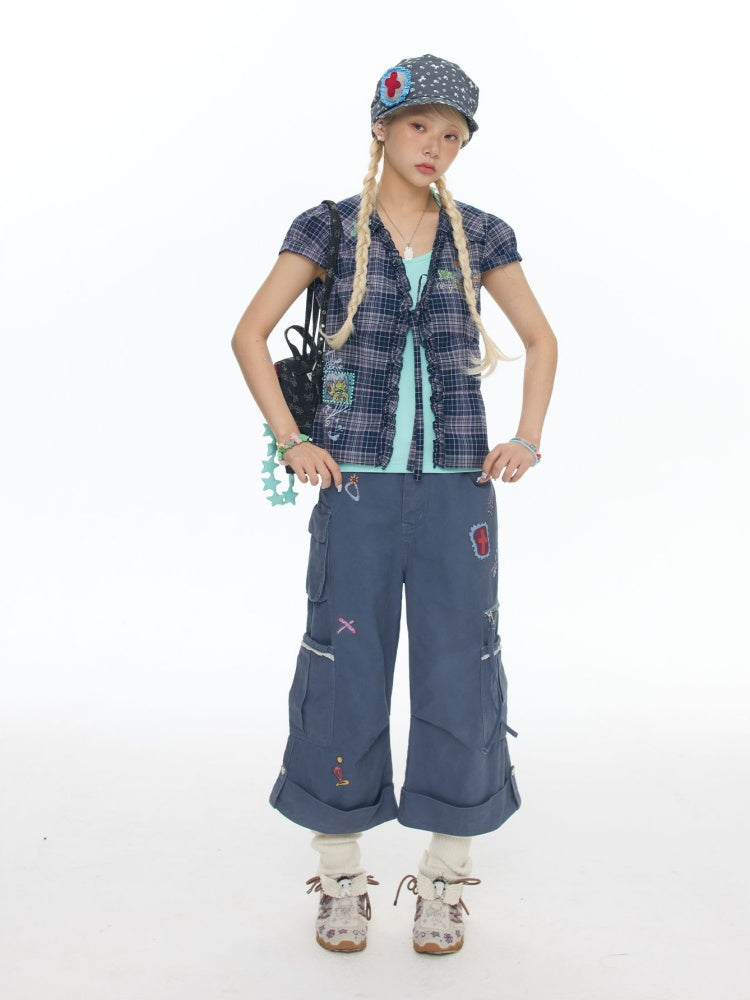 Micro Pull Workwear Cropped Pants【s0000018021】