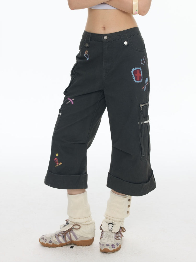 Micro Pull Workwear Cropped Pants【s0000018021】