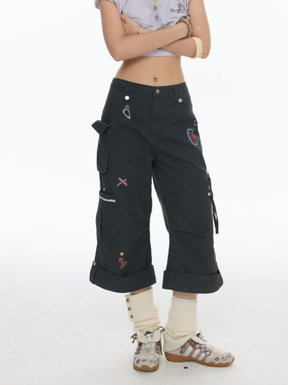 Micro Pull Workwear Cropped Pants【s0000018021】