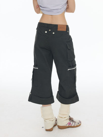Micro Pull Workwear Cropped Pants【s0000018021】