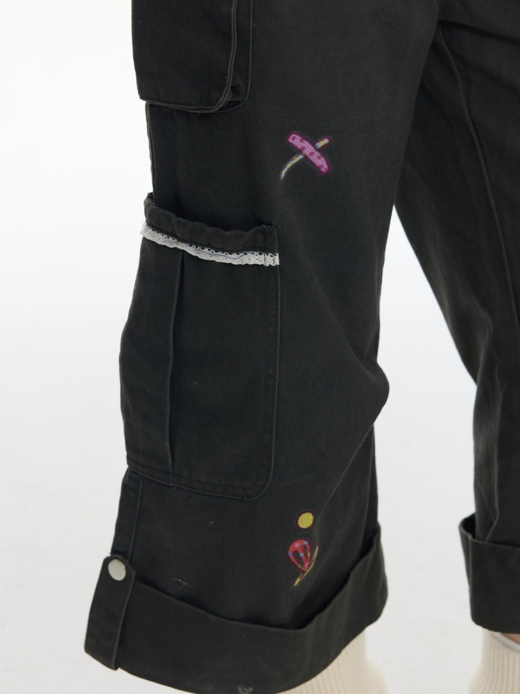 Micro Pull Workwear Cropped Pants【s0000018021】