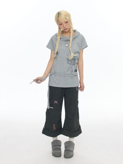 Micro Pull Workwear Cropped Pants【s0000018021】