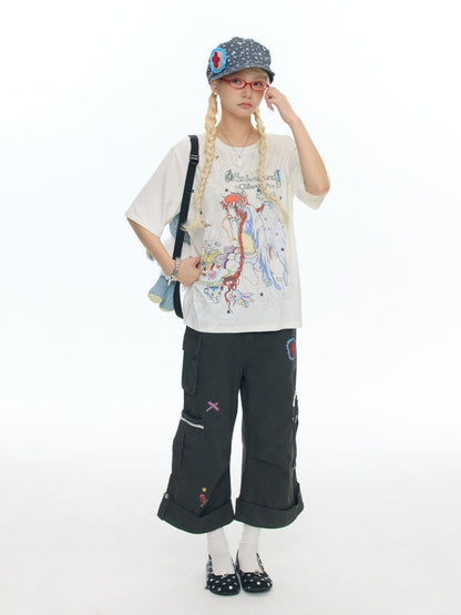 Micro Pull Workwear Cropped Pants【s0000018021】