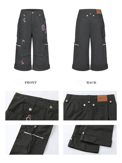 Micro Pull Workwear Cropped Pants【s0000018021】