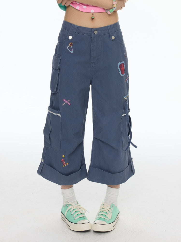 Micro Pull Workwear Cropped Pants【s0000018021】