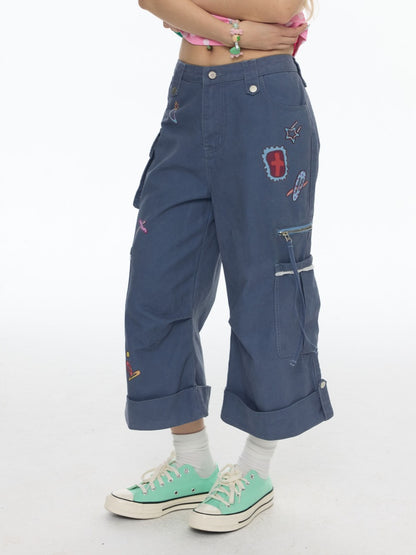 Micro Pull Workwear Cropped Pants【s0000018021】