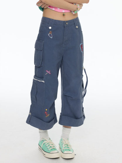 Micro Pull Workwear Cropped Pants【s0000018021】
